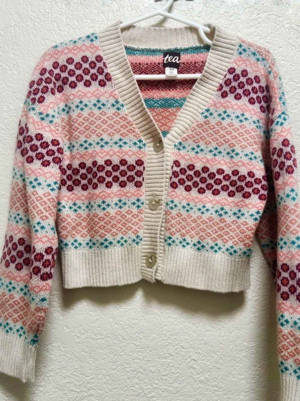 Tea Collection Colorful Patterns Cardigan - Picture 3 of 4